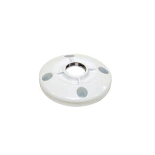 Chief Takplate Rund Lavprofil Hvit